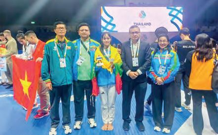 XXXIII ဆီးဂိမ်းတွင် မြန်မာက ဆုတံဆိပ် ၁၁ ခုရရှိခဲ့ပြီး တိုက်ကွမ်ဒိုနှင့် ကနူးလှေဖြင့် ထူးချွန်